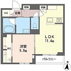 物件の間取り