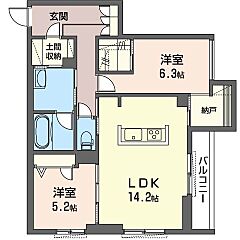 物件の間取り