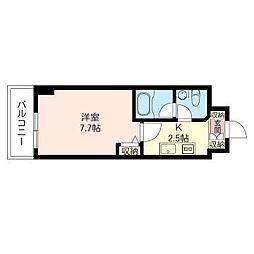 cuartoTCC 1Kの間取図画像