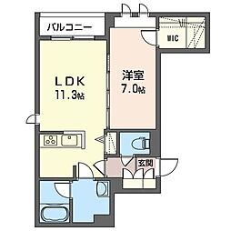 グランメゾン椎名町 1LDKの間取図画像