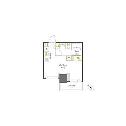 間取図画像 ワンルーム