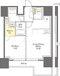 間取図画像 1LDK