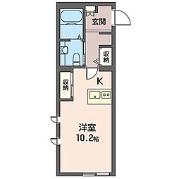 FORESTSQUARE ワンルームの間取図画像