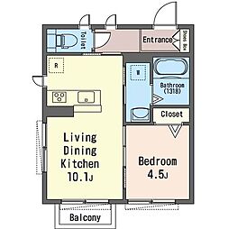 間取図画像 1LDK
