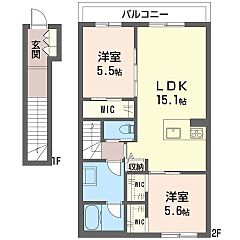 物件の間取り