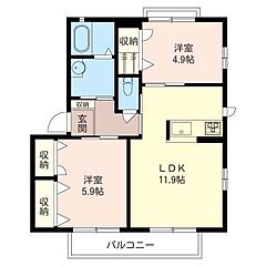 物件の間取り