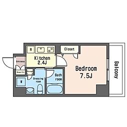 espeRanzaAZUMA 1Kの間取図画像