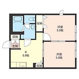 カーサシオサン 1階