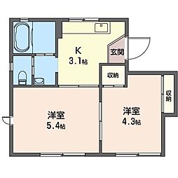 エクセル西ケ岡 B 2階
