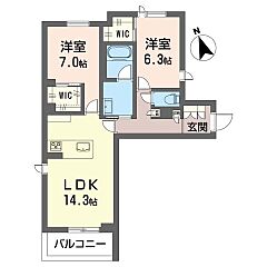 物件の間取り
