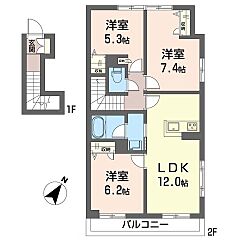 物件の間取り