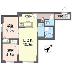 物件の間取り