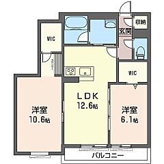 物件の間取り