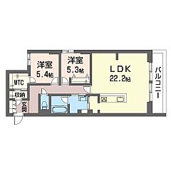 物件の間取り