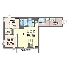 物件の間取り