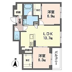 物件の間取り