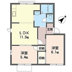 物件の間取り