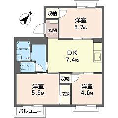 物件の間取り