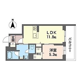 ブランニューデイズ 1LDKの間取図画像