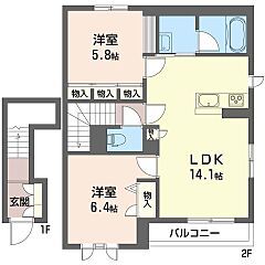 物件の間取り