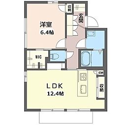 セフィラ船橋 1LDKの間取図画像