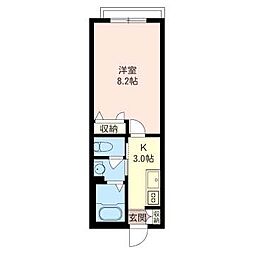PennyLane 1Kの間取図画像