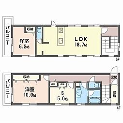 間取図画像 2SLDK
