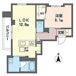 間取図画像 1LDK