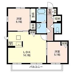 物件の間取り