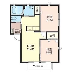 物件の間取り
