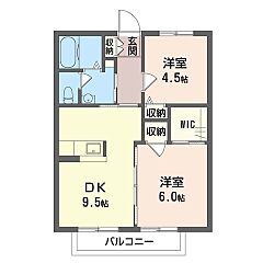 物件の間取り
