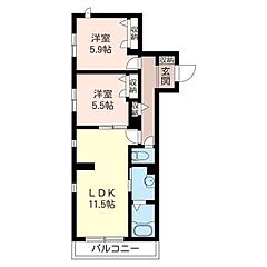 物件の間取り