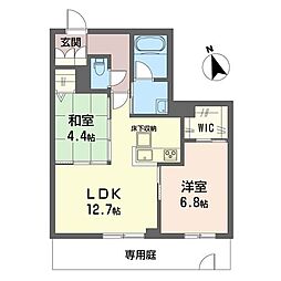 RoyalResidence 2LDKの間取図画像