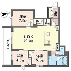 物件の間取り