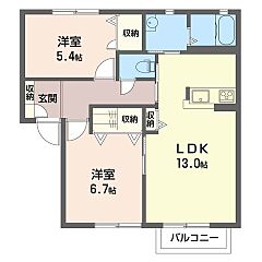 物件の間取り
