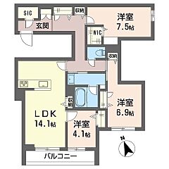 物件の間取り