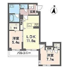 物件の間取り