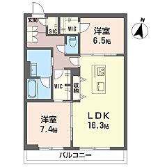 物件の間取り