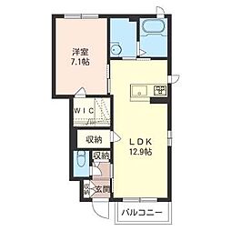 間取図画像 1LDK