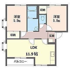 物件の間取り