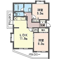 物件の間取り