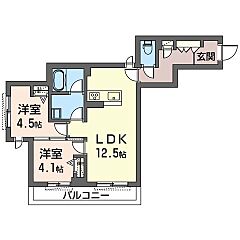 物件の間取り