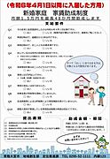 令和6年4月より新婚家庭補助が1万円／最長36ヶ月から1．5万円／最長48ヶ月に拡大。詳しくは常陸大宮市役所にお問合せ下さい。