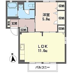 物件の間取り
