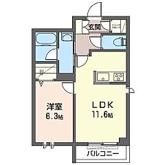 物件の間取り