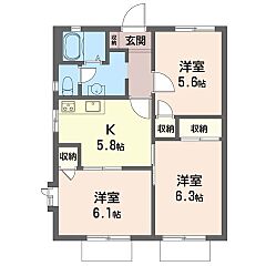 物件の間取り