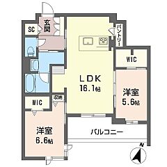 物件の間取り