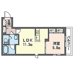 間取図画像 1LDK