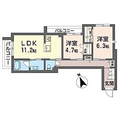 物件の間取り