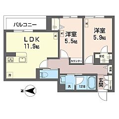 物件の間取り